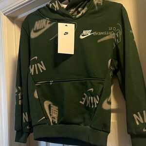 Nike boys  Graphic Green Hoodie